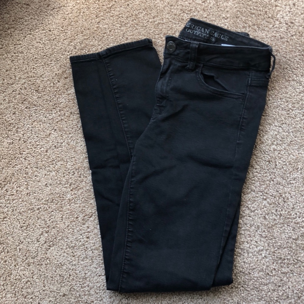 High waisted jeans